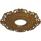 Ekena Millwork Orrington Medallion (Canopies up to 6 1/4"), 22"OD x 6 1/4"ID x 1 3/4"P, Smokey Topaz Crackle CM22ORSTC - alternate 2